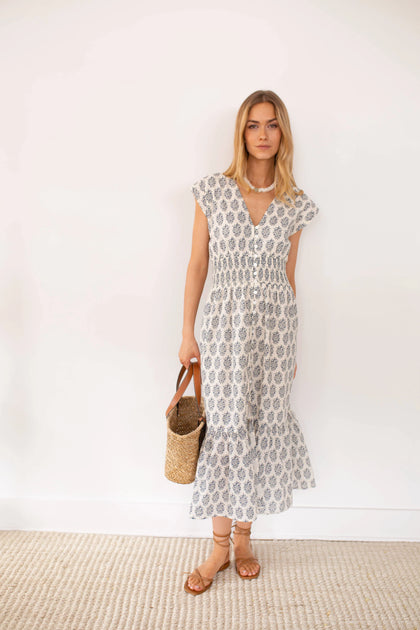 casual long dresses with long sleeves PRETTYGARDEN Women Fall Long Sleeve Smocked Maxi Dress Casual Square N