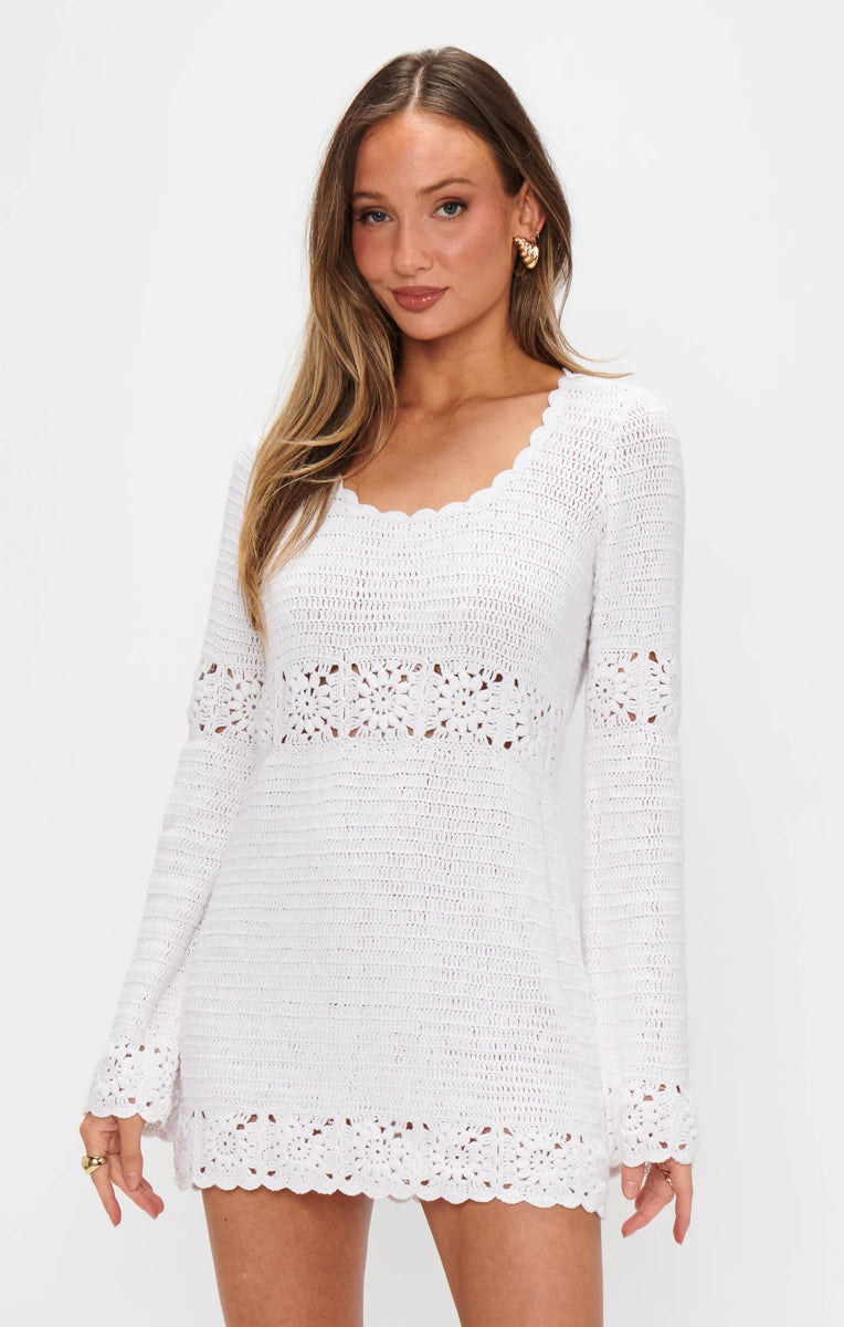 (取寄) ショウ ミー ユア ムームー レディース ジェット ラグ ドレス Show Me Your Mumu women Jet Lag Dress Salty Crochet show-me-your-mumu-womens-mini-