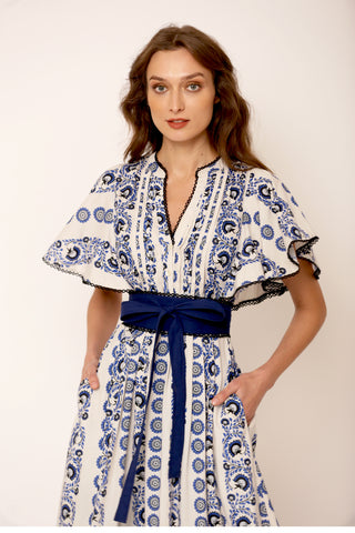 Leni Maxi Dress - Sunrise Blue