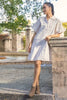 Athena Dress Linen - Light Ivory