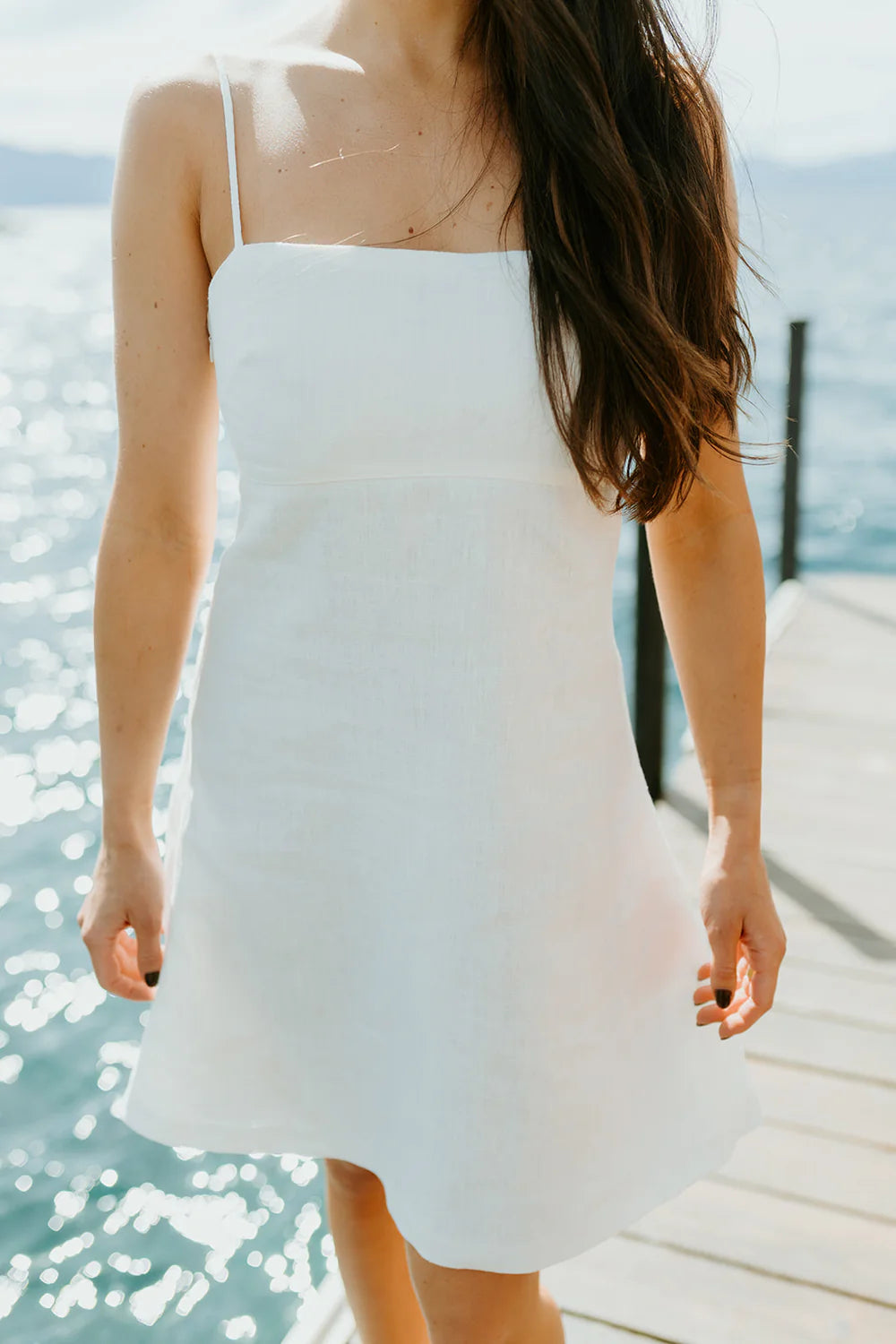 white linen sheath dress Margot Mini White House Black Market waist linen dress made x-sibling-handle:karina-tuck-midi-dress-dolphin-blue-1 Color:Mocha Bronze
