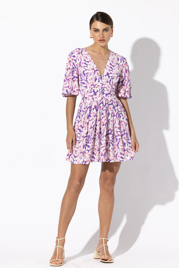 Lyla Crepe Mini Dress - Zennia