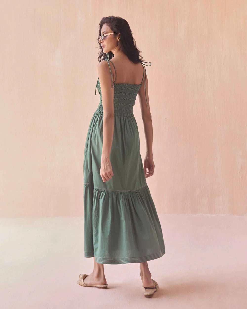 green emerald velvet dress Gabriella Dress | Occasion Dress in Sizes XXS–6X main image 0