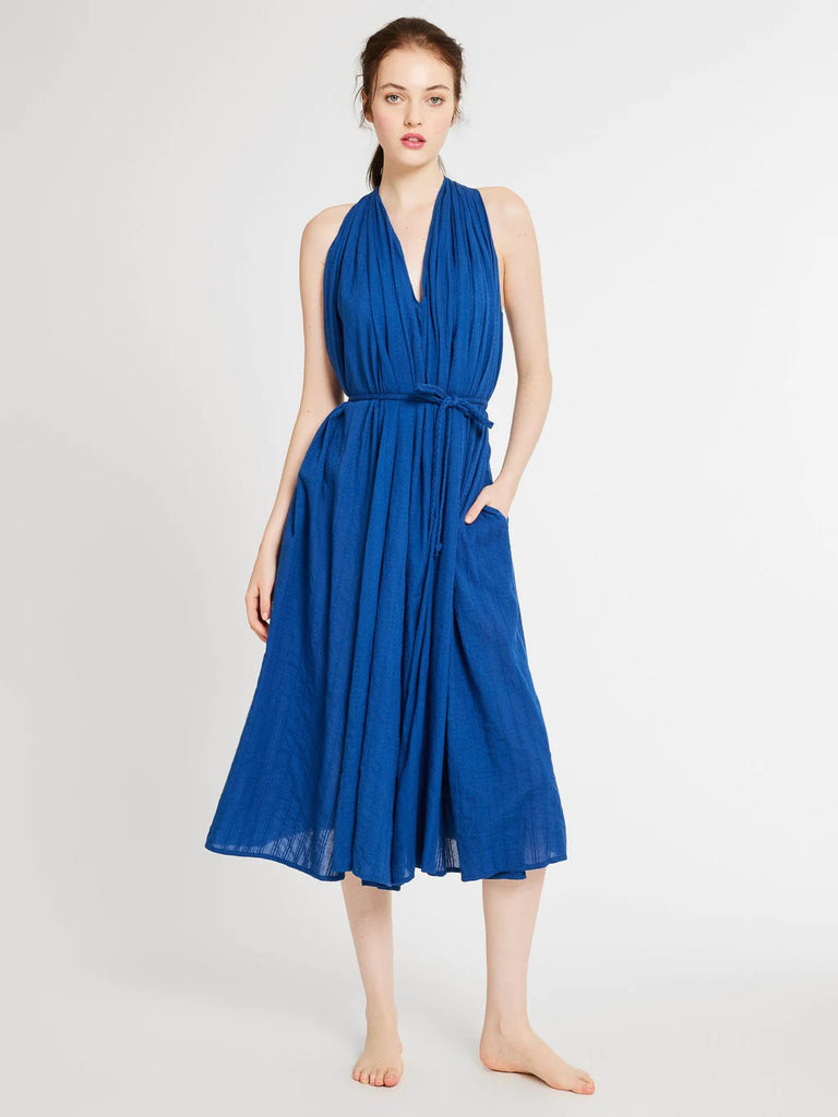 Marilyn Midi Dress - Indigo