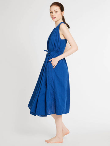 Marilyn Midi Dress - Indigo