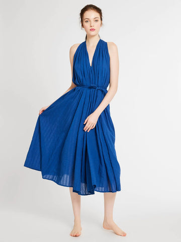 Marilyn Midi Dress - Indigo