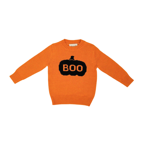 Children’s Boo Pumpkin Crewneck Sweater